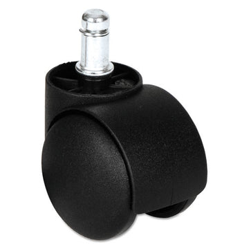 Alera® Dual Wheel Hooded Casters, B Stem, 2" Caster, Black freeshipping - TVN Wholesale